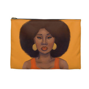 Tangerine Accessory Pouch 