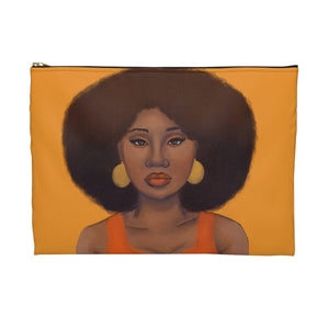 Tangerine Accessory Pouch 
