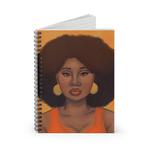 Load image into Gallery viewer, Tangerine Spiral Notebook - Ruled Line One Size 
