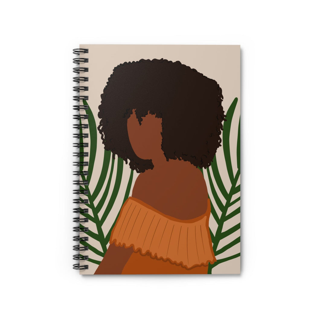 Tawny Spiral Notebook - Ruled Line One Size 