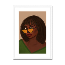 Load image into Gallery viewer, Taylor Framed &amp; Mounted Print A2 Portrait White Frame 

